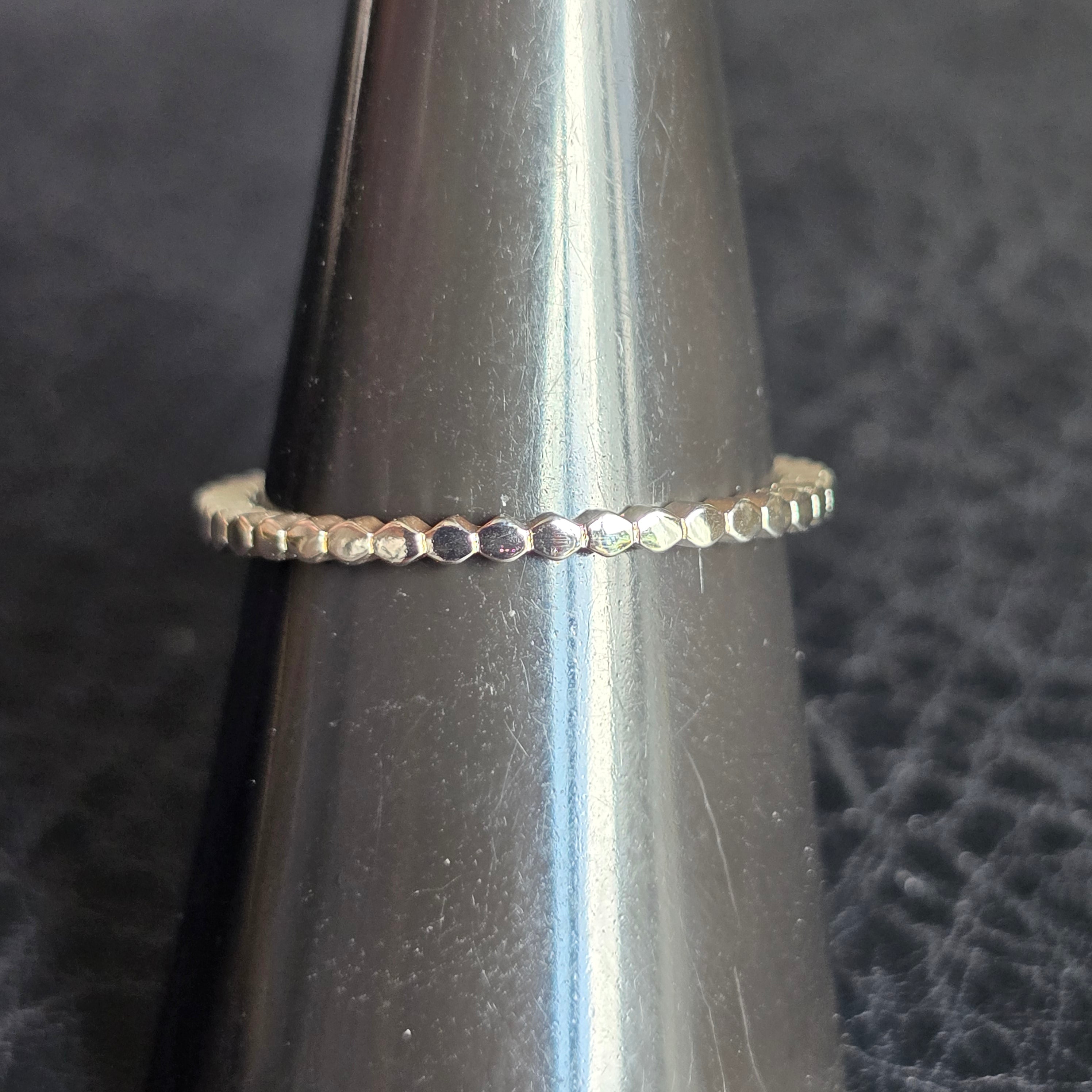 Hammered Bubble ring