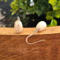 30mm Oval Dangling Pearl