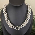 50cm 14mm Byzantine Knotted Necklace
