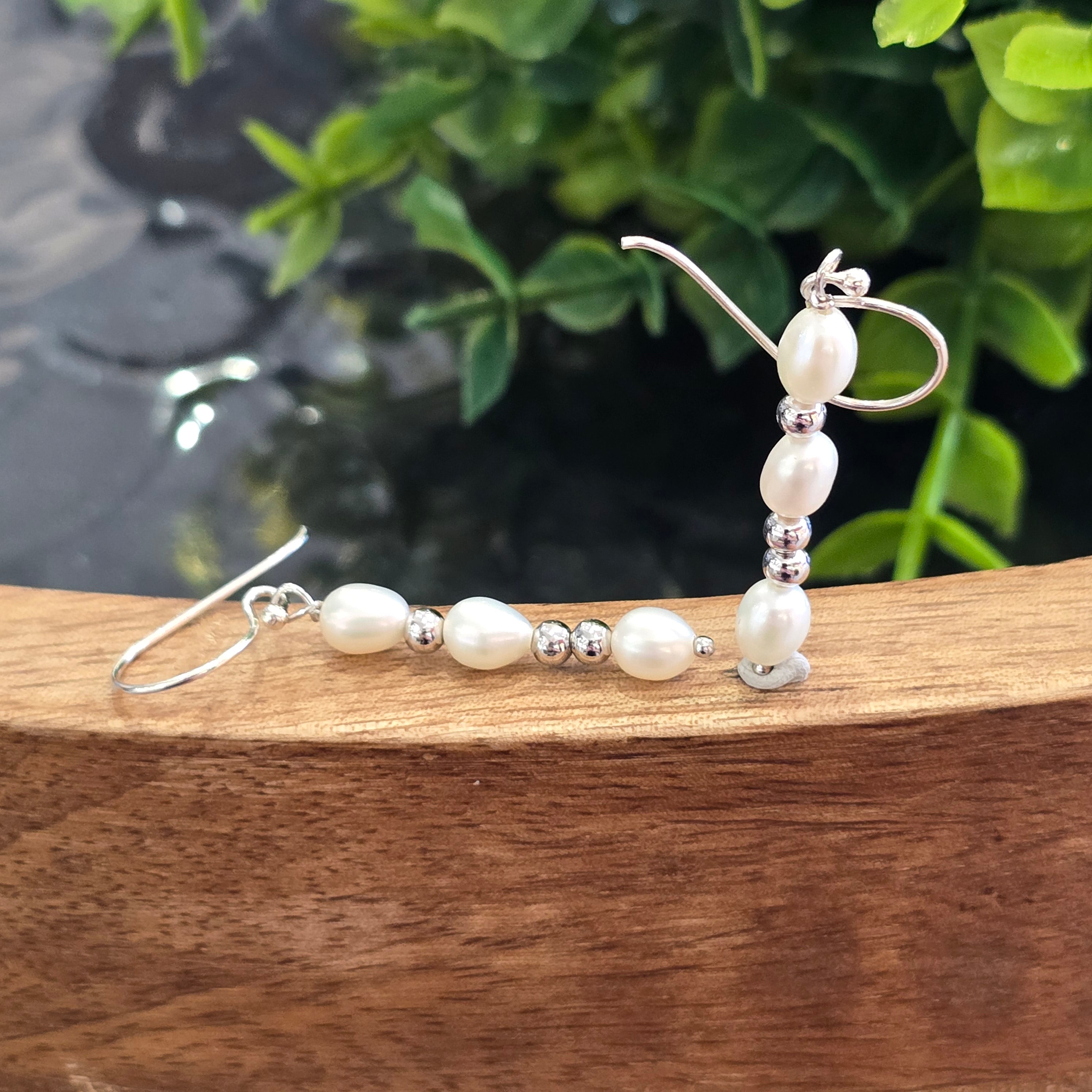 45mm Oval Hanging Pearls