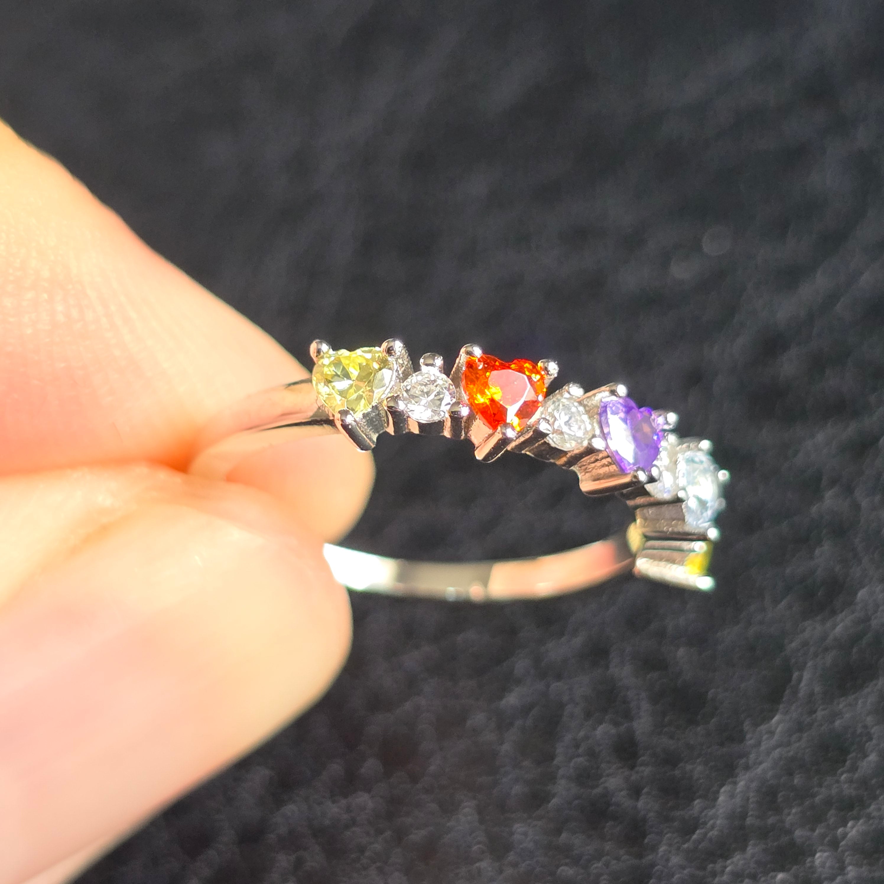 Heart Tutti Frutti ring