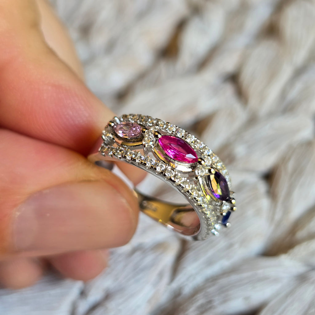 Tutti Frutti Cz ring