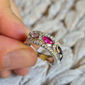 Tutti Frutti Cz ring