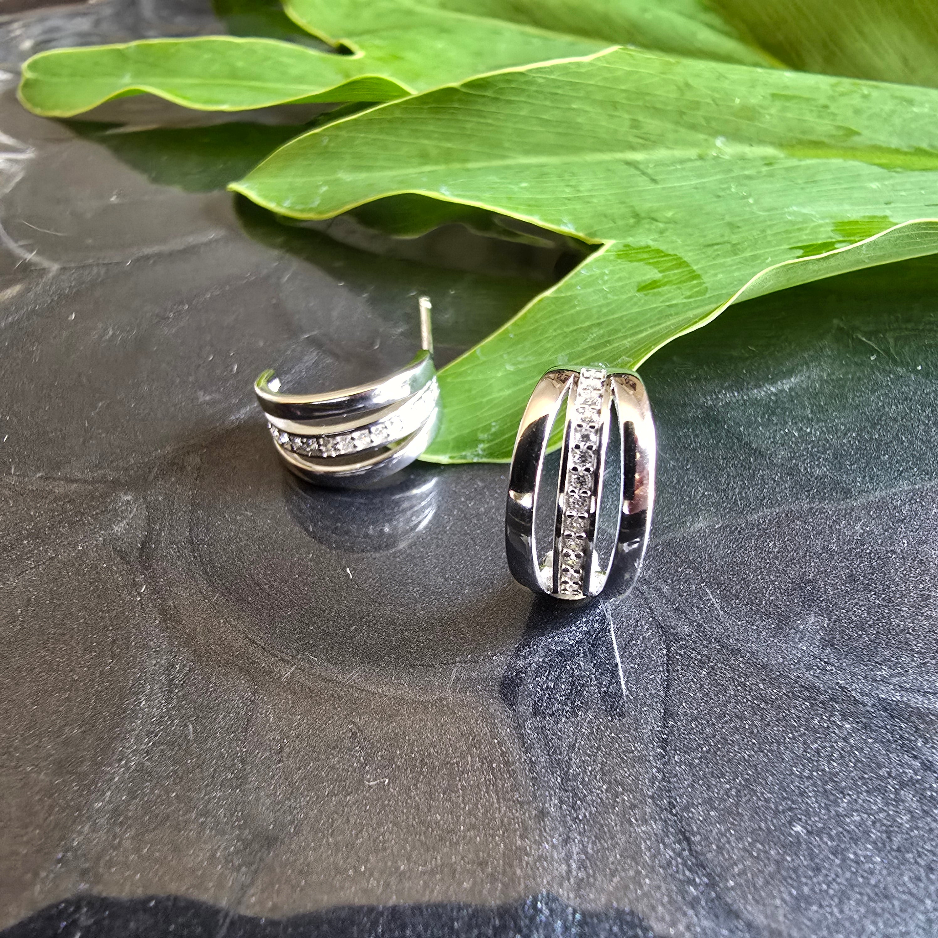 13mm Cz Half Round