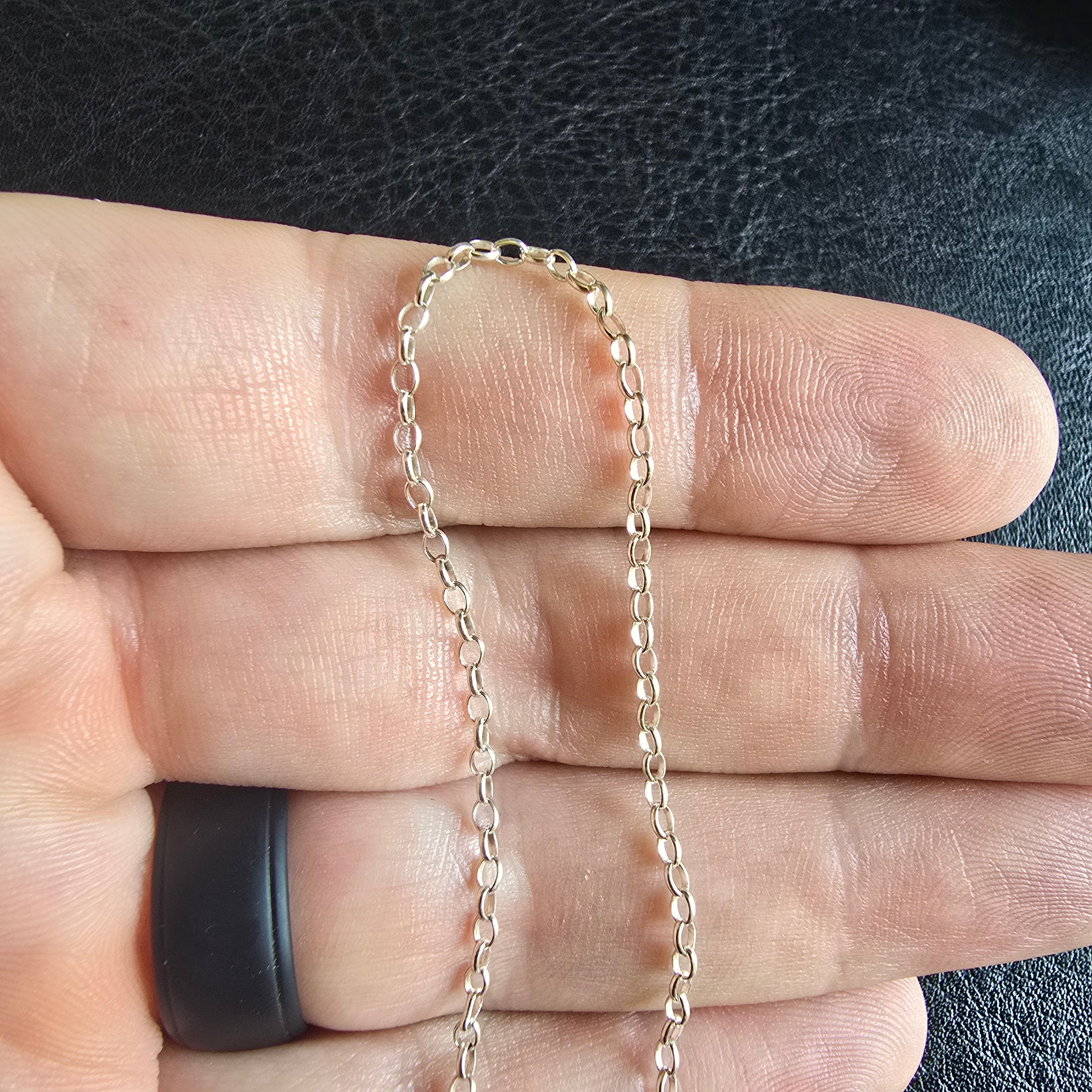 2mm Oval Link Necklace