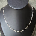 3mm 55cm Paperclip Necklace