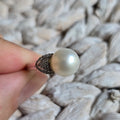 Pearl Cz ring