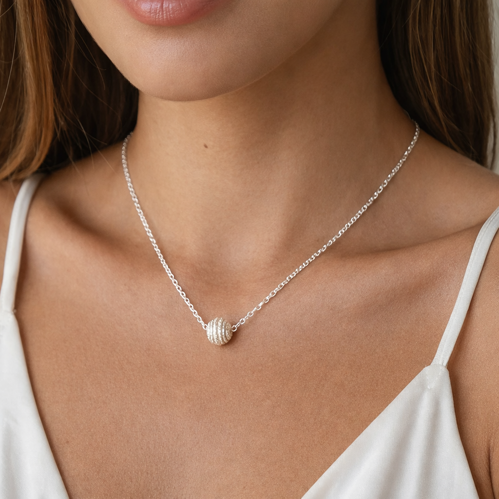 42cm 2mm Oval Link with Ball