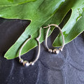 30mm Oval Hoop with Balls
