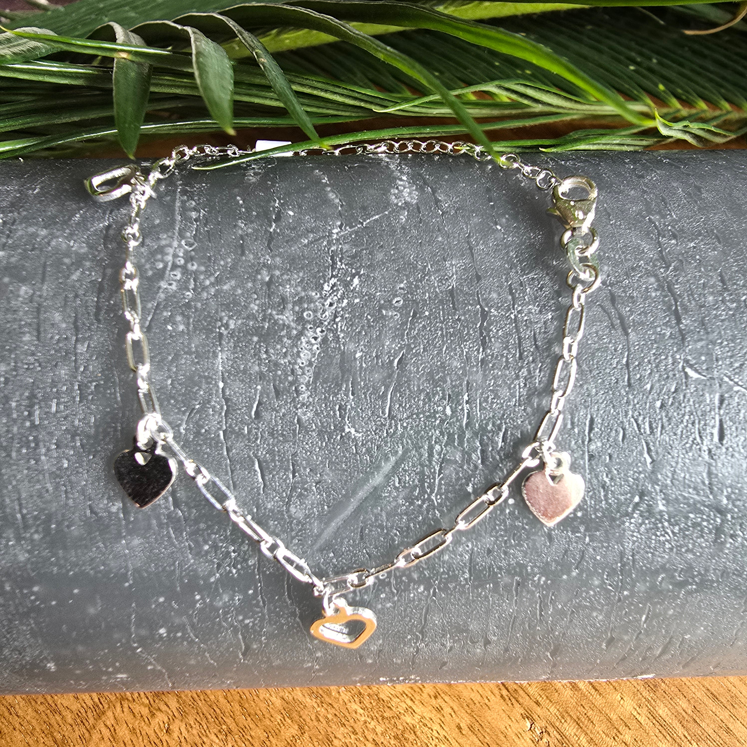 16-19cm Adjustable Heart Bracelet