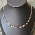 45cm 4.5mm Link Rosegold Necklace