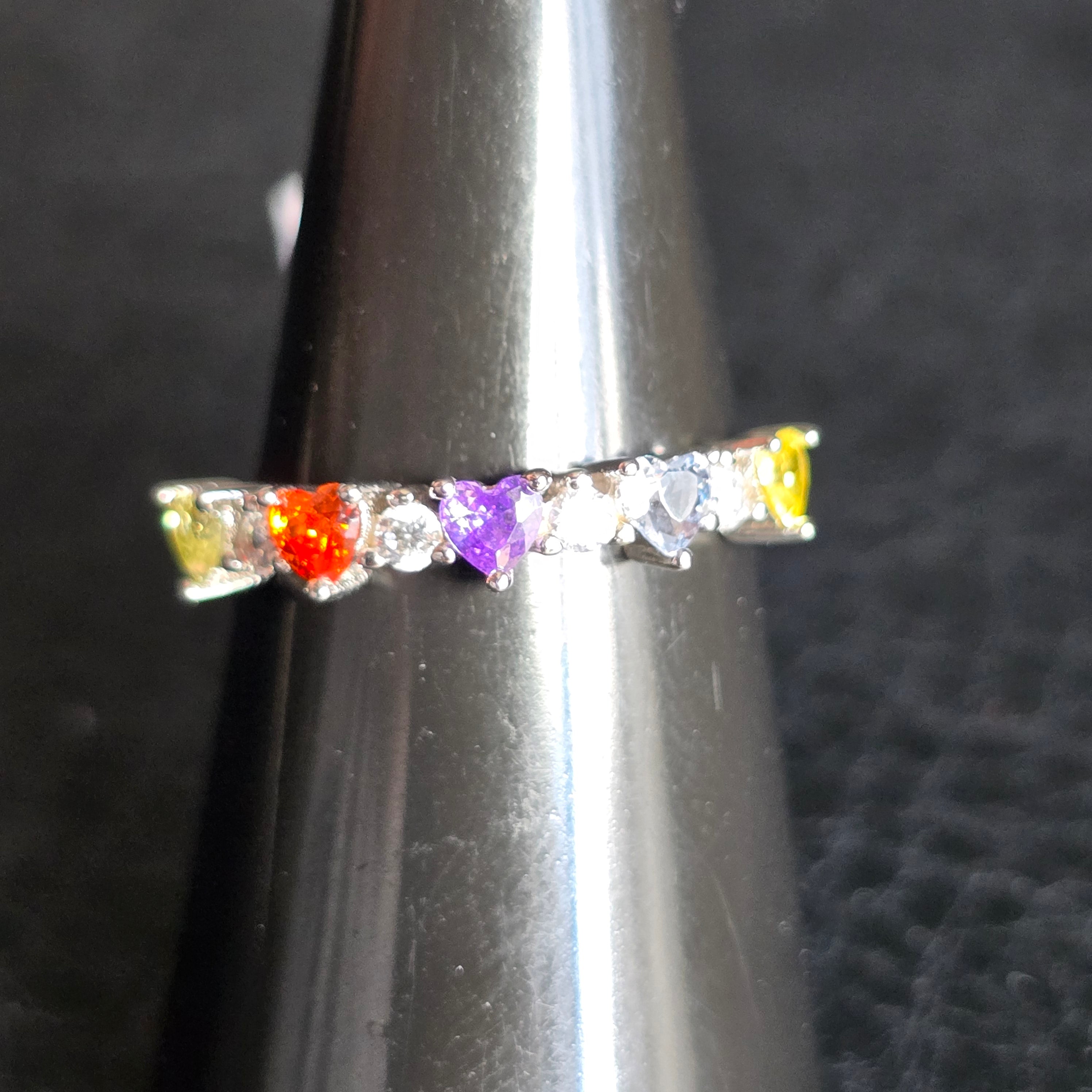 Heart Tutti Frutti ring