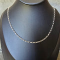 3mm Oval Link Necklace