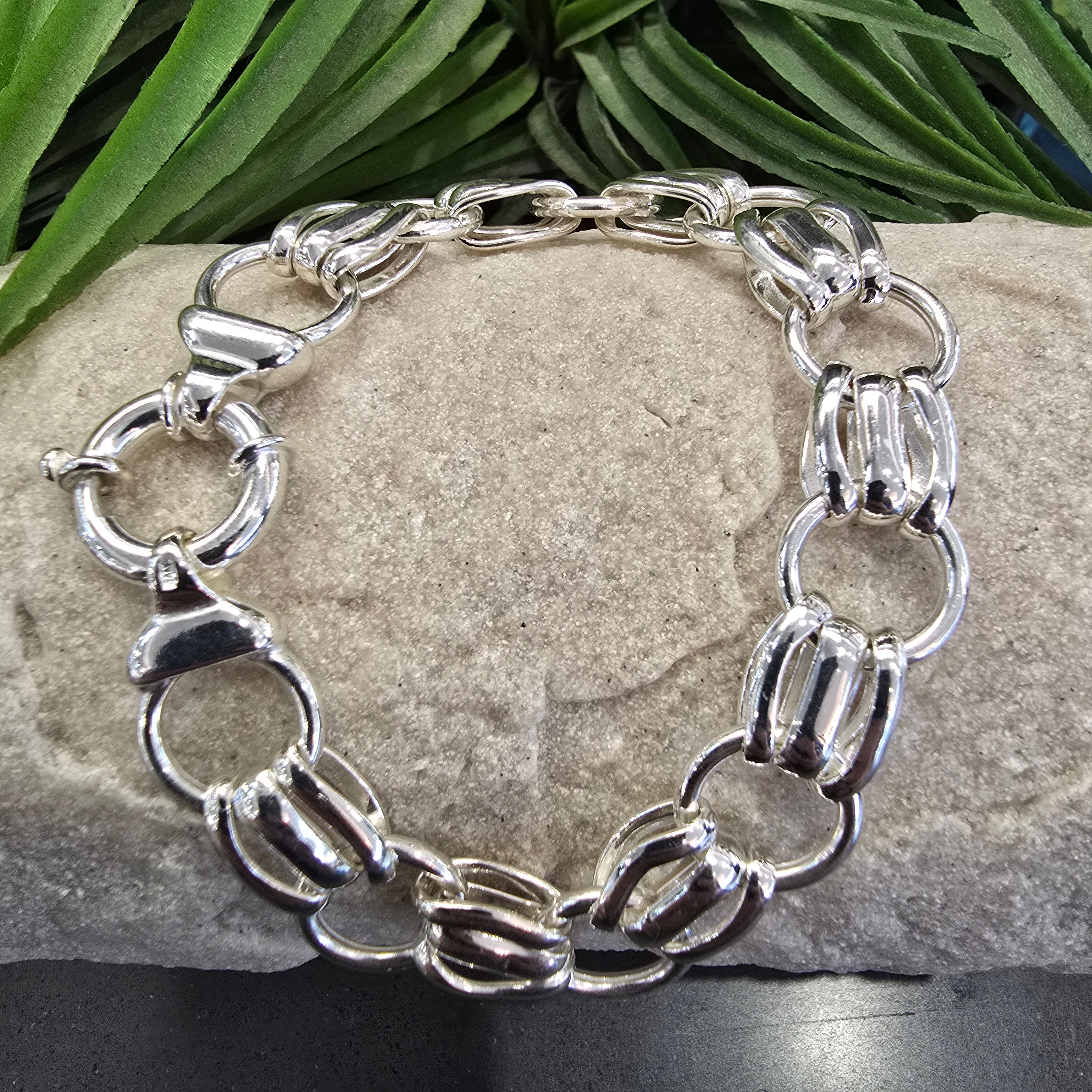 21.5cm Railroad link Bracelet