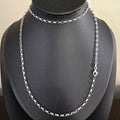 3mm Oval Rolo Necklace