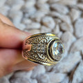 Round Enclosed Antique ring