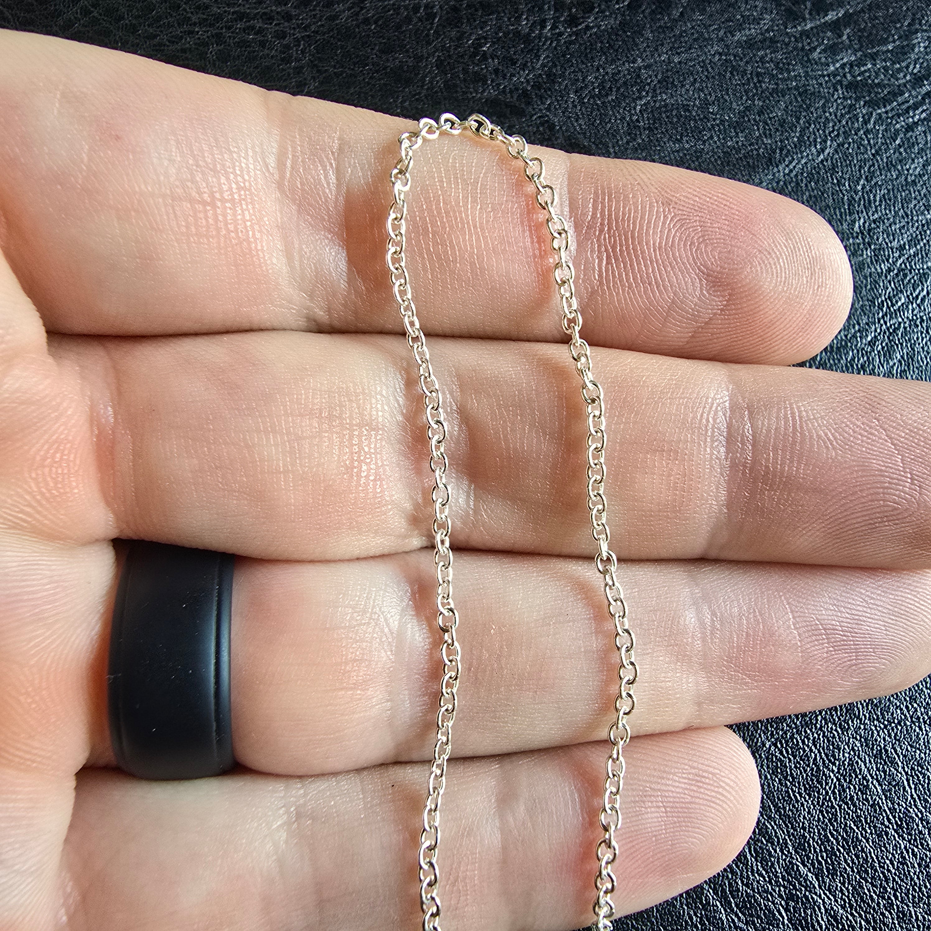 1.5mm Round Link Necklace