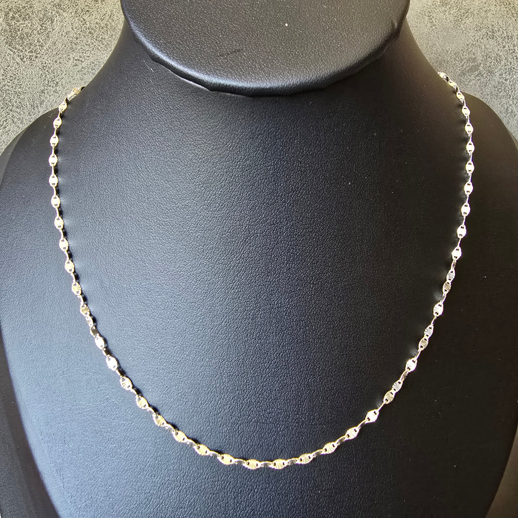 2mm Valentino Sequin Necklace