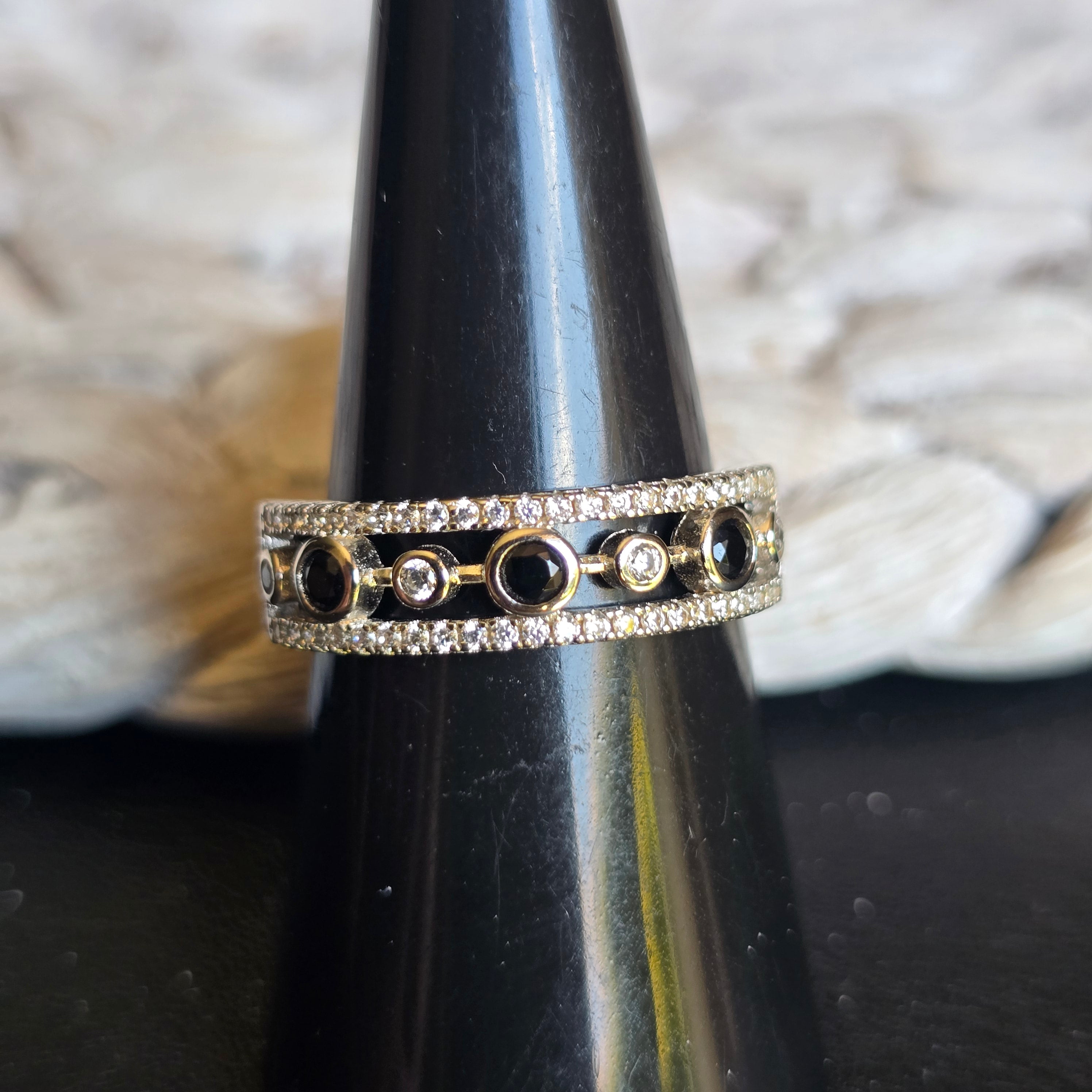 Fine Black Onyx ring