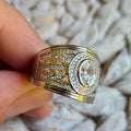 Oval Halo Cz ring