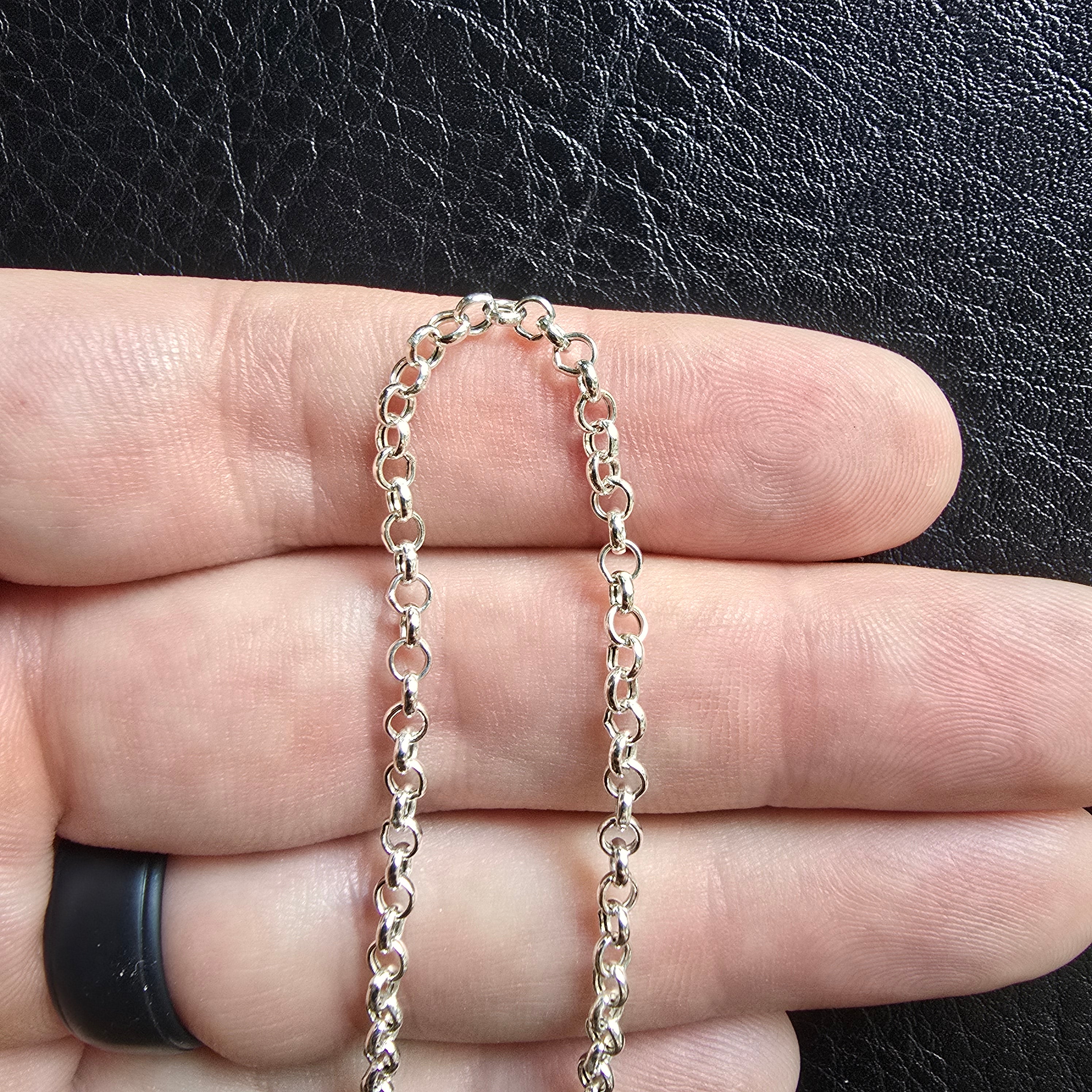 3mm Round Rolo Necklace