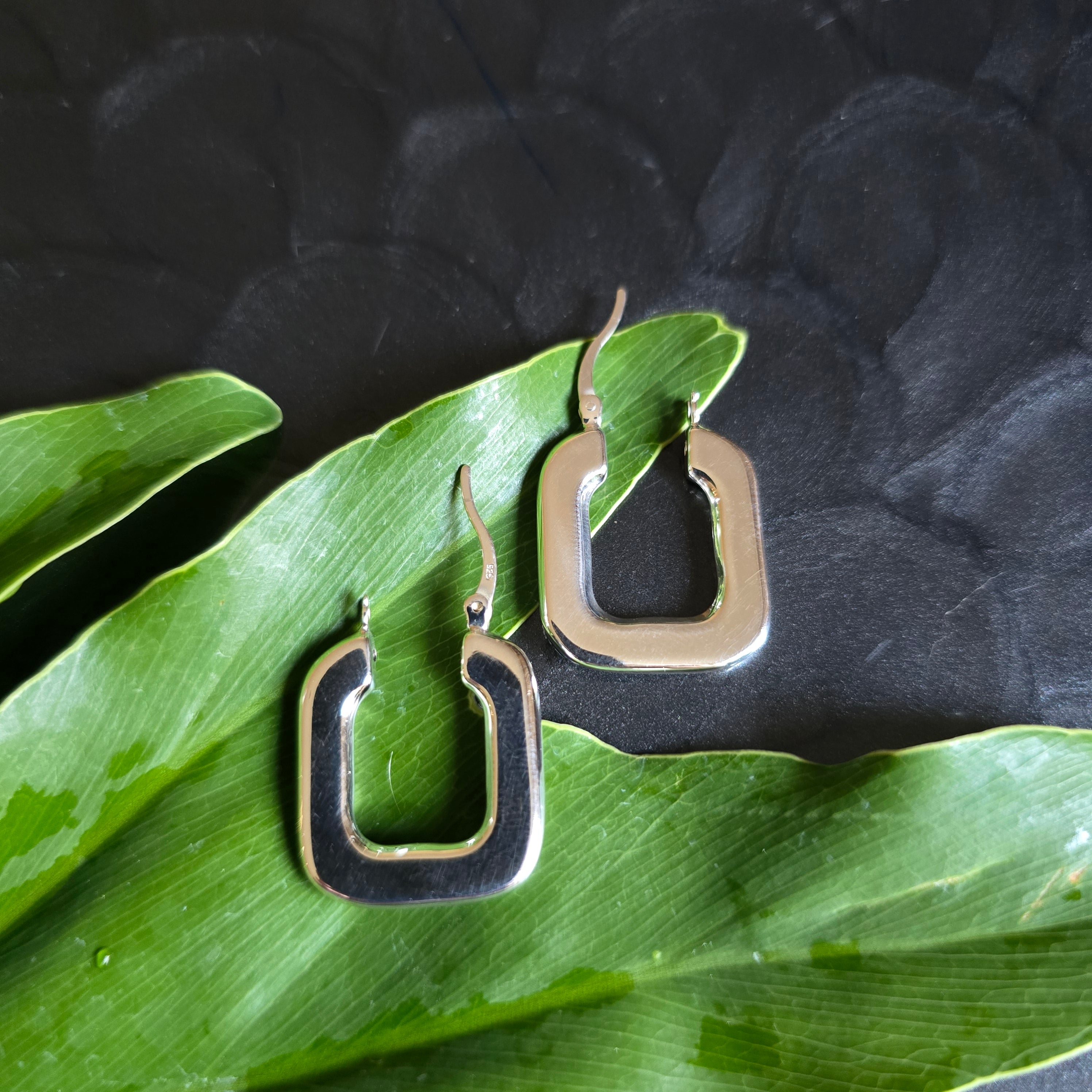 26mm Square Hoops