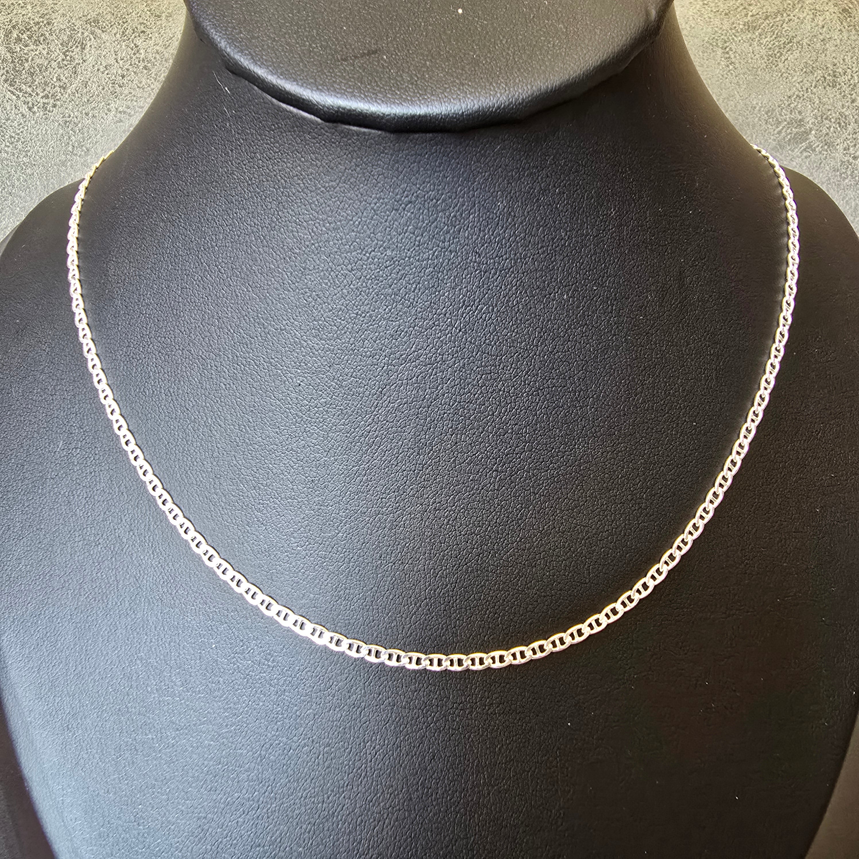 2.3mm Mariner Flat Link Necklace