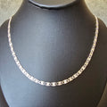 45cm 3.8mm Valentino Flat Link Necklace