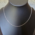 1mm Round Link Necklace