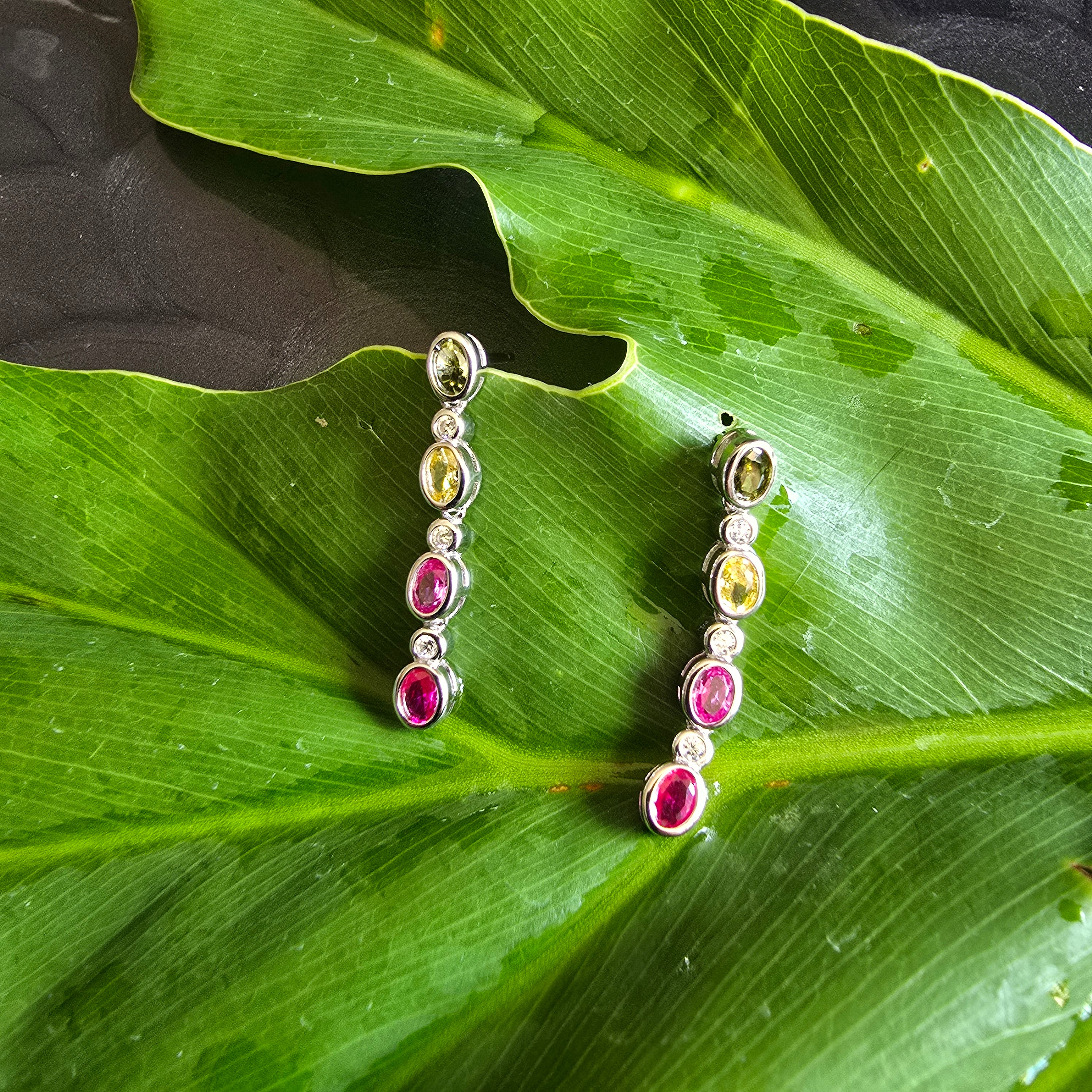 29mm Multi Colored Gemstone