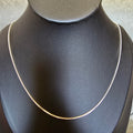 1mm Box Necklace