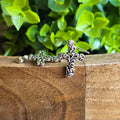 21x14mm Filigree Cross Studs