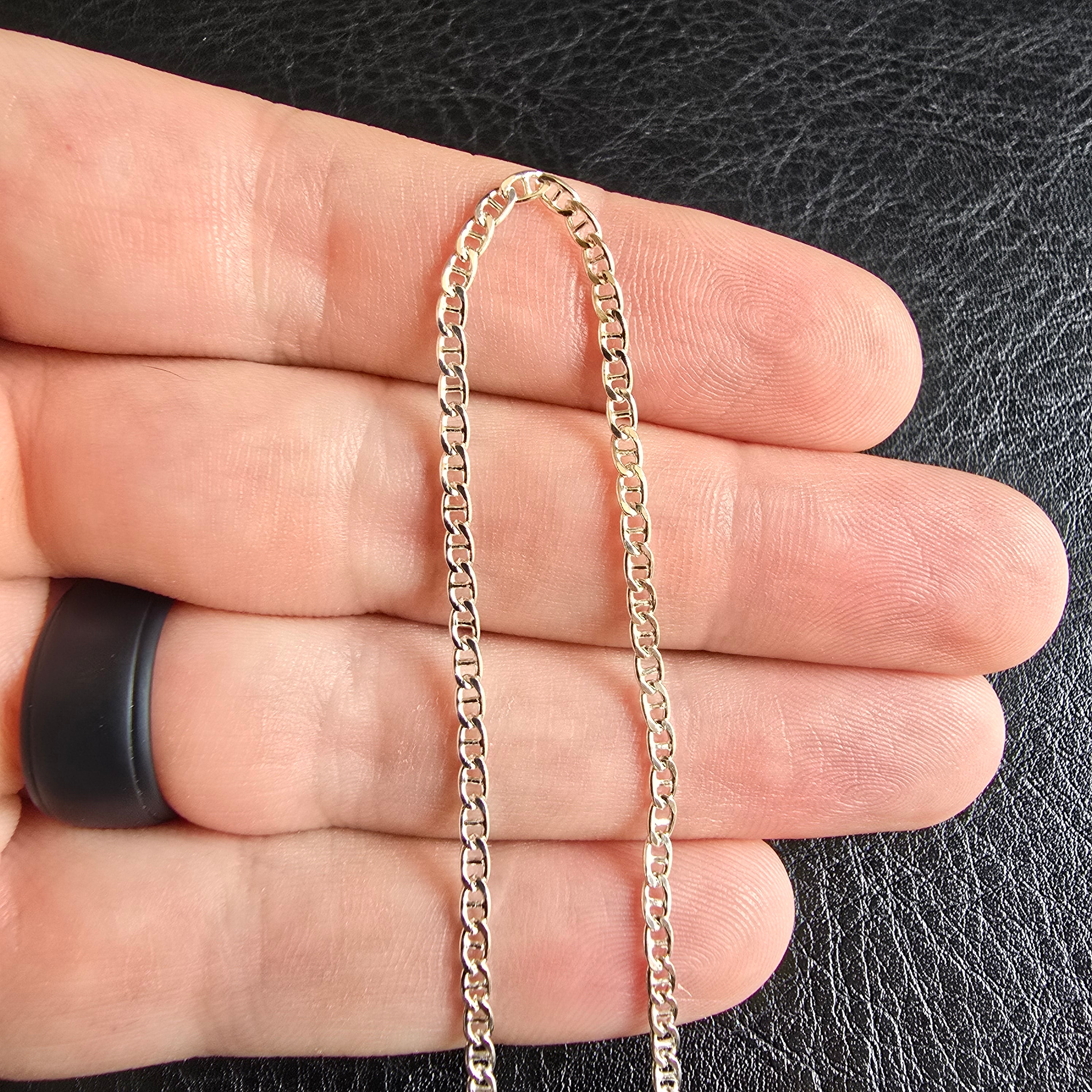 2.3mm Mariner Flat Link Necklace