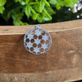 20mm Star Round Cz Pendant
