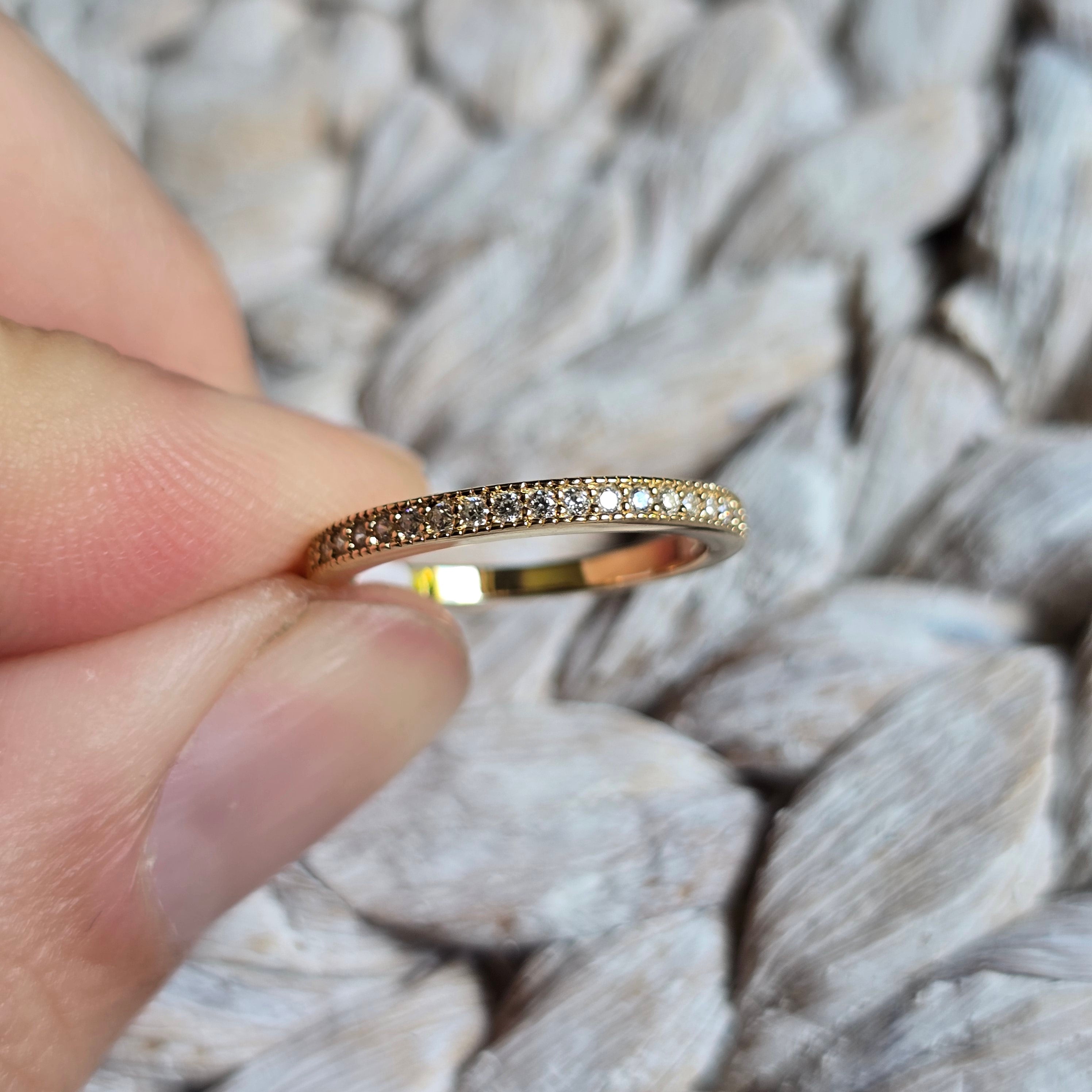 Fine Cz Gold ring