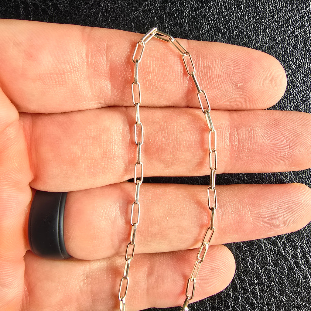 2.2mm Paperclip Necklace