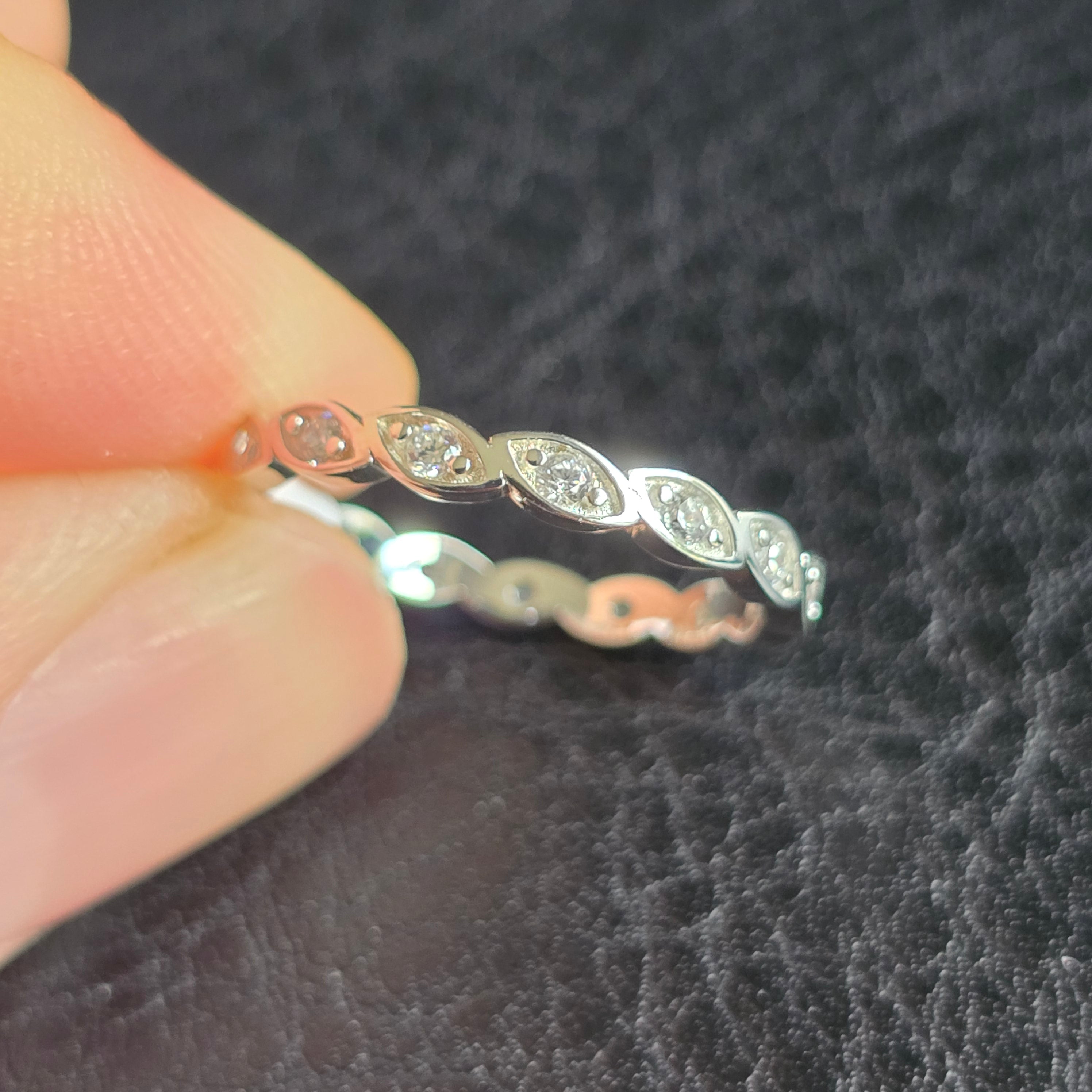 Fine Cz Eternity ring
