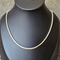 50cm 2.5mm Hammered Necklace