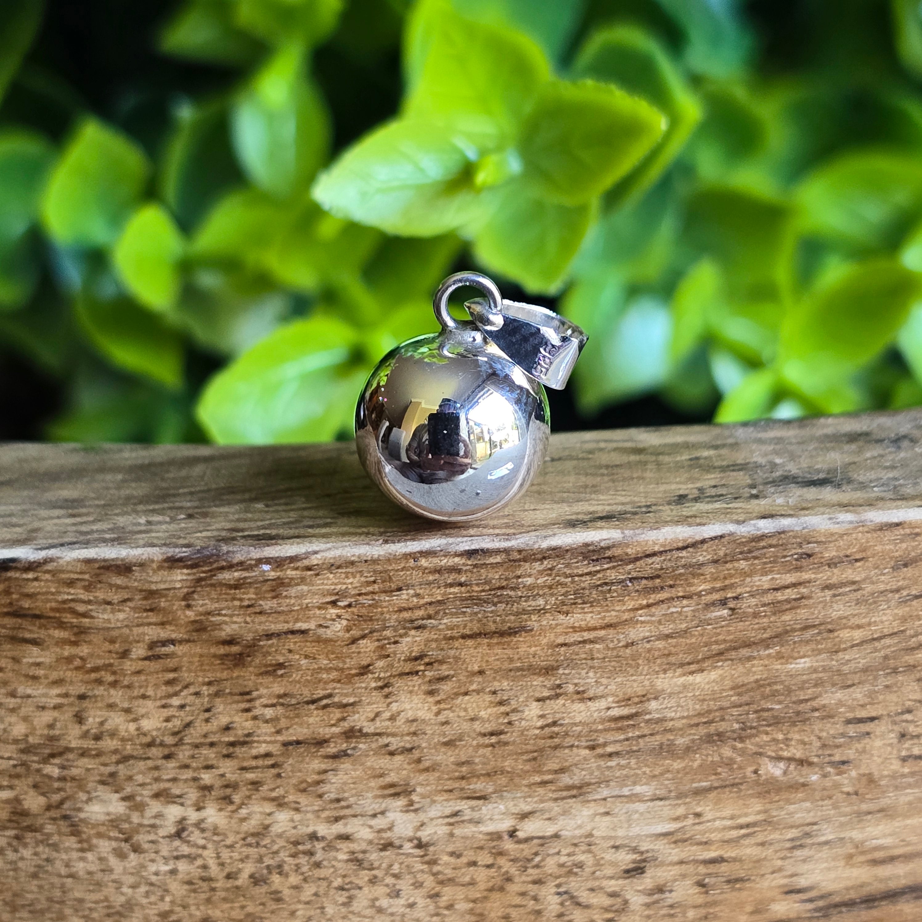 10mm Silver Ball Pendant
