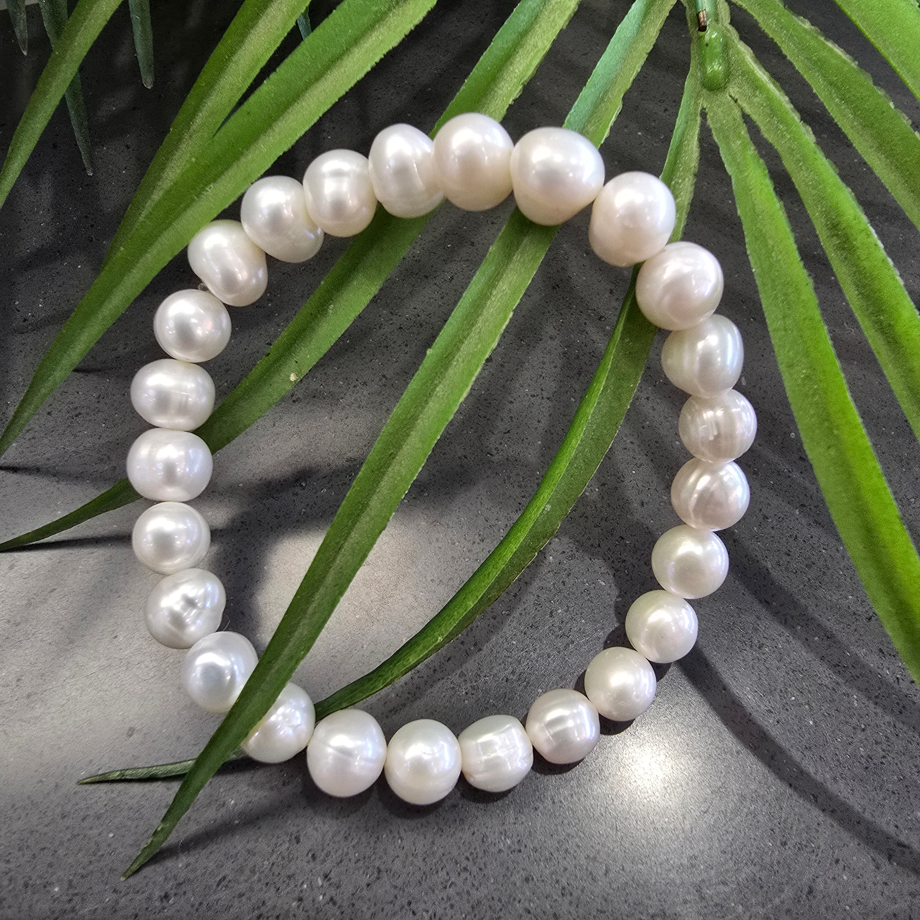 White Pearl Elastic band