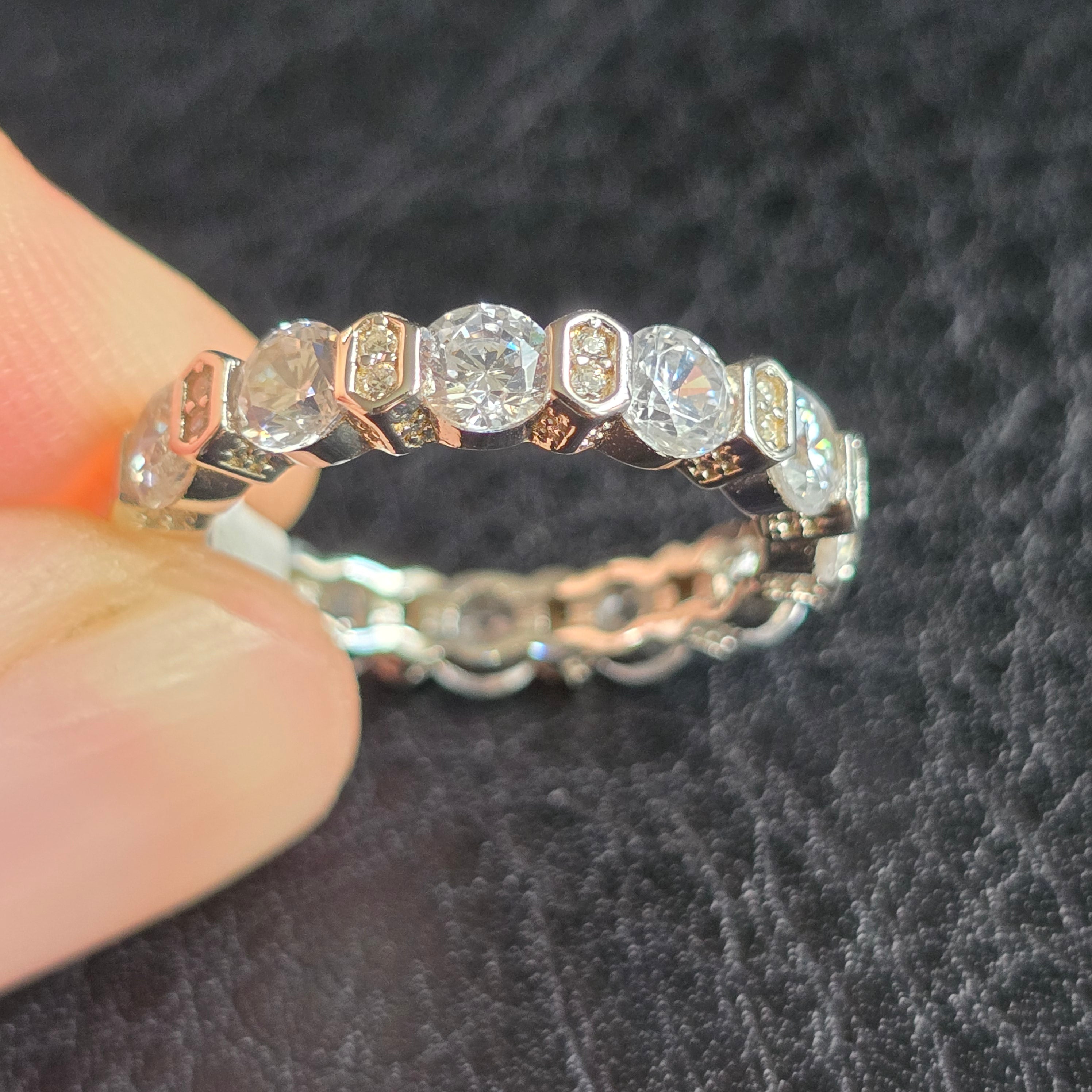 Round Cz Eternity ring