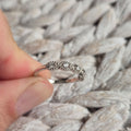 Vintage Half Round Stack ring