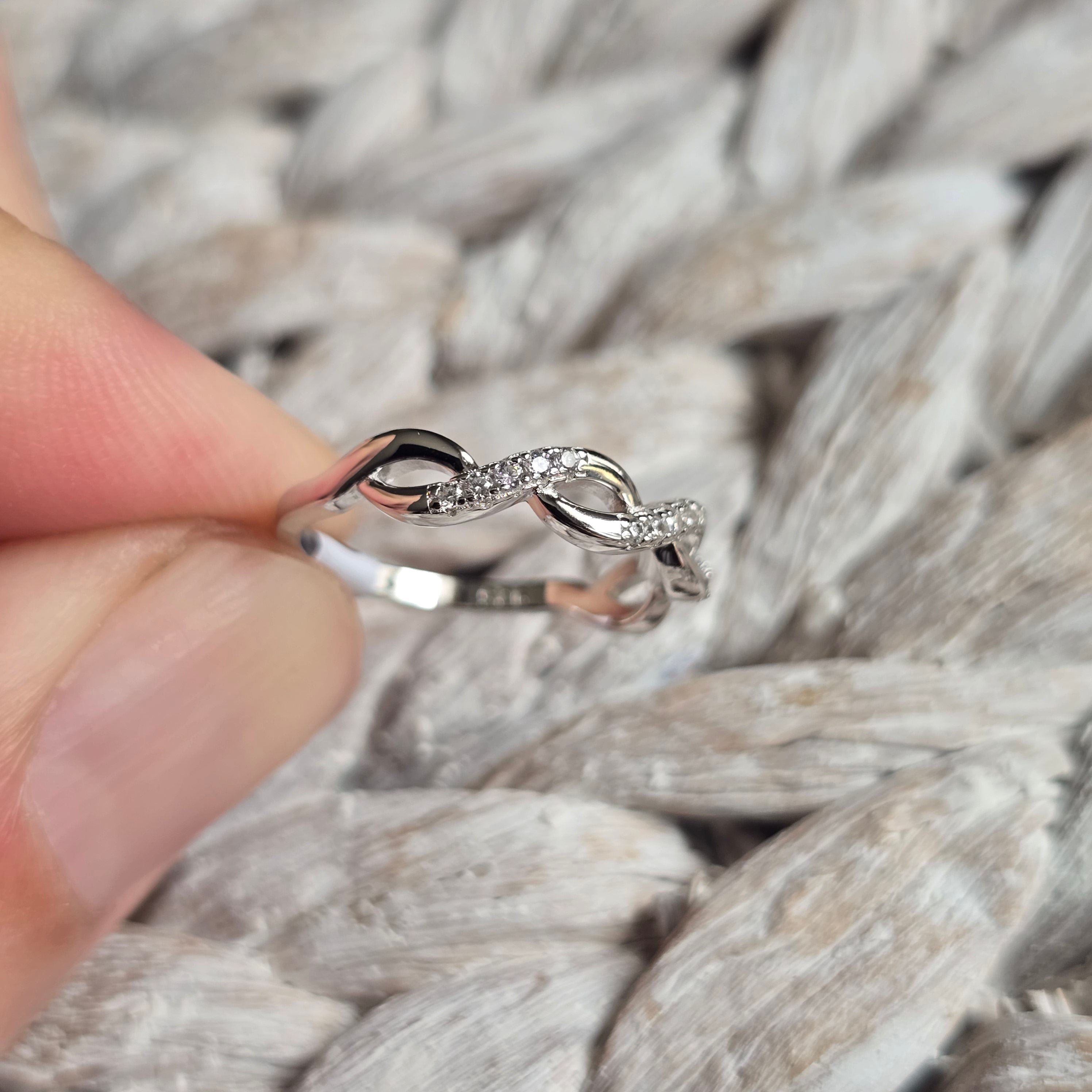 Infinity Stack ring
