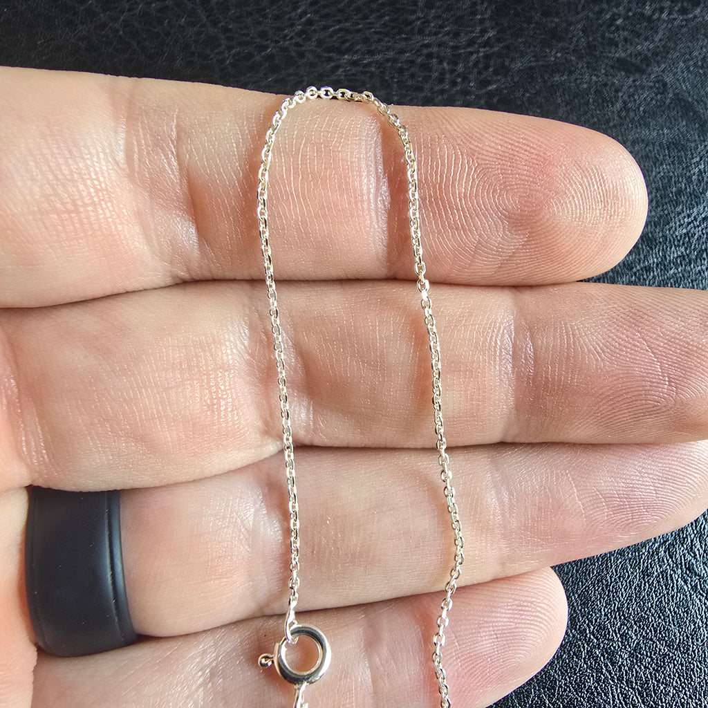 1mm Round Link Necklace