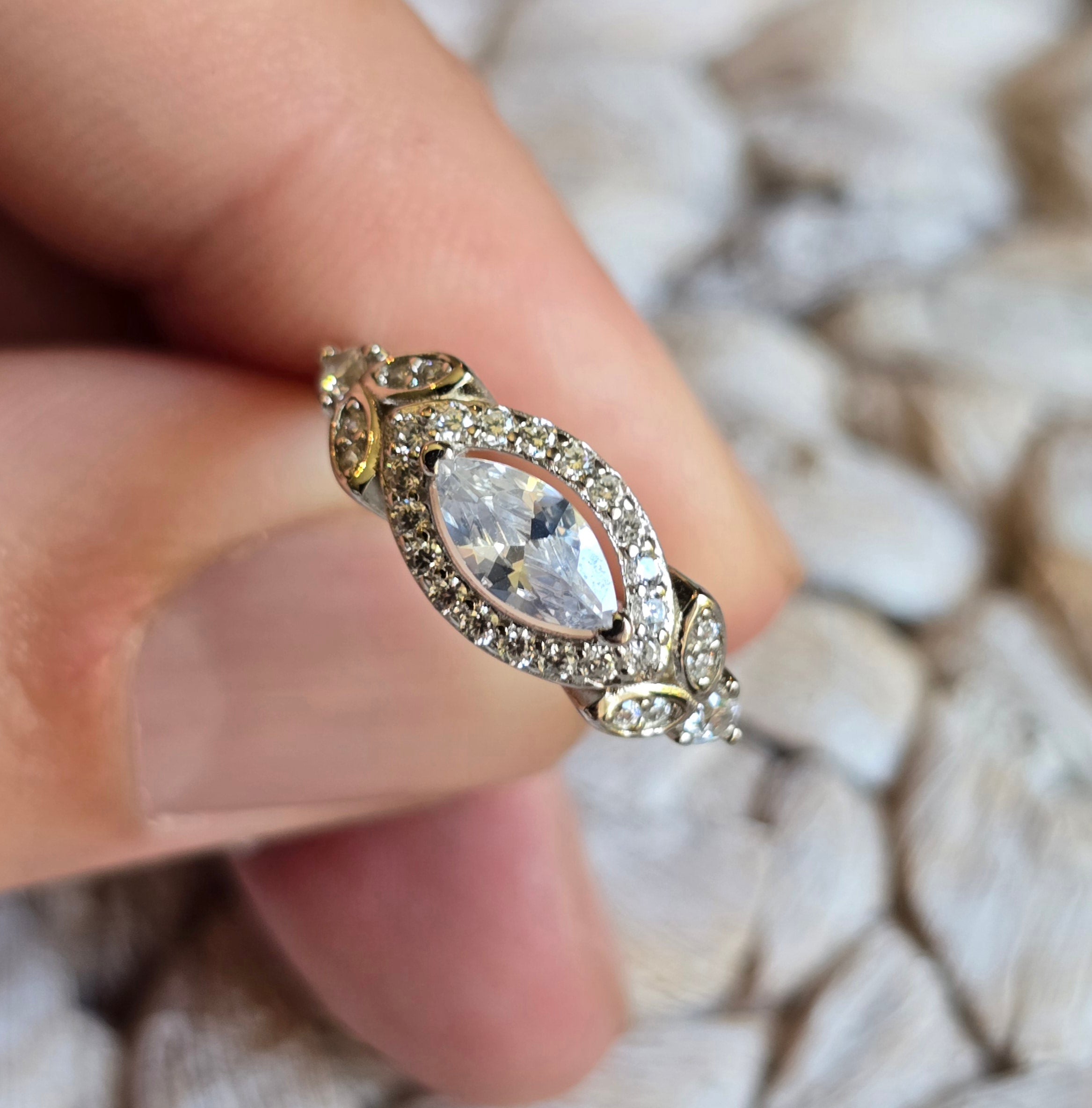 Marquise Cz ring