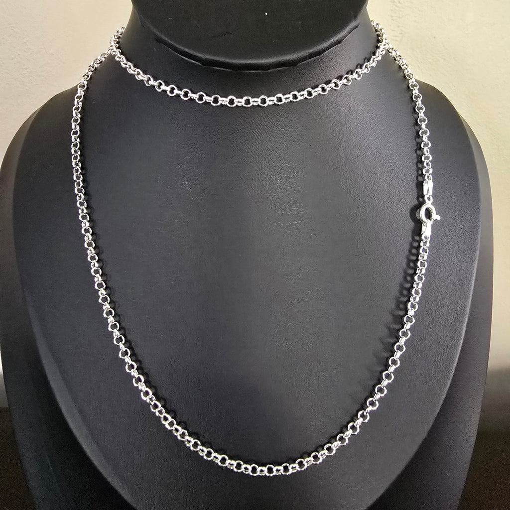 3mm Round Rolo Necklace