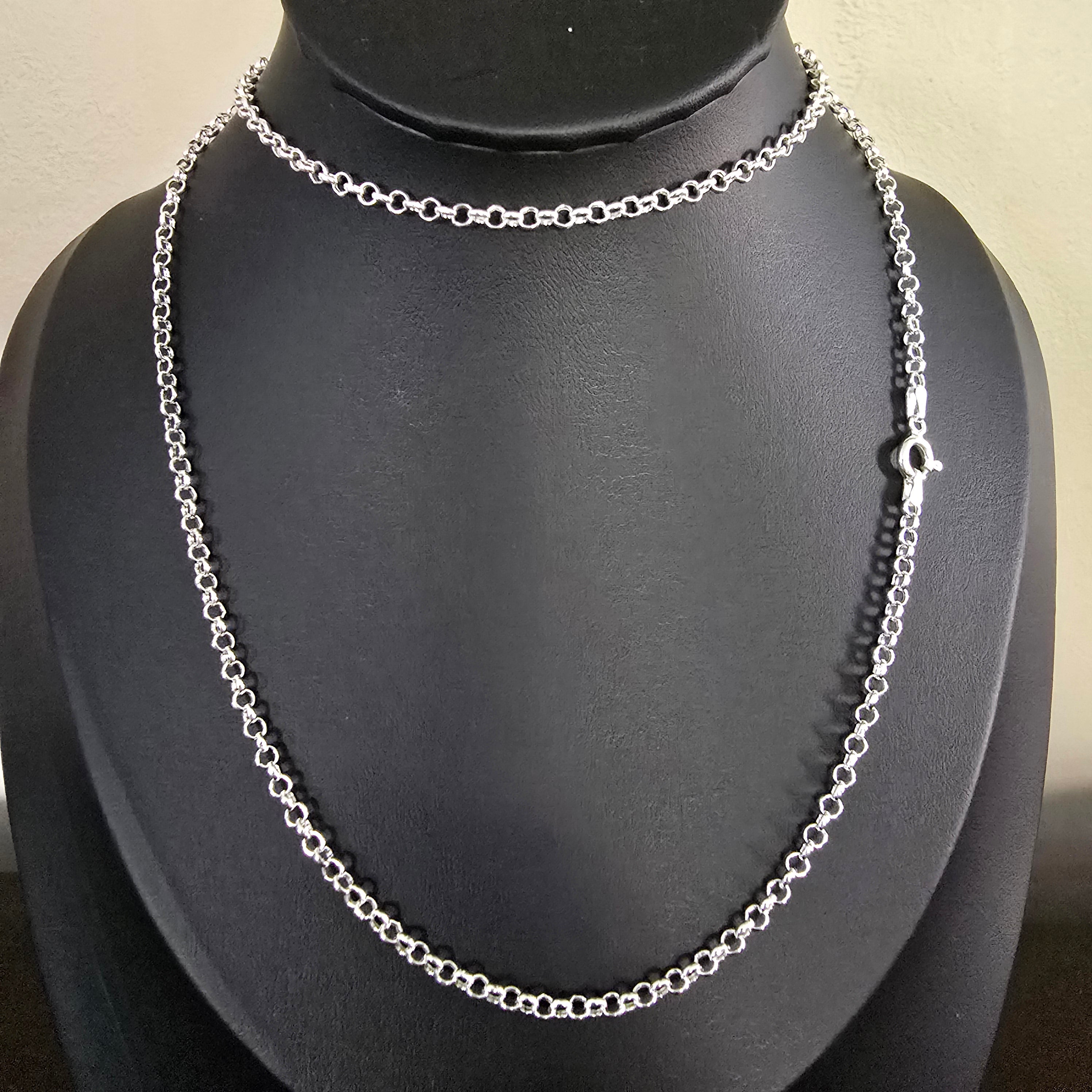 3mm Round Rolo Necklace