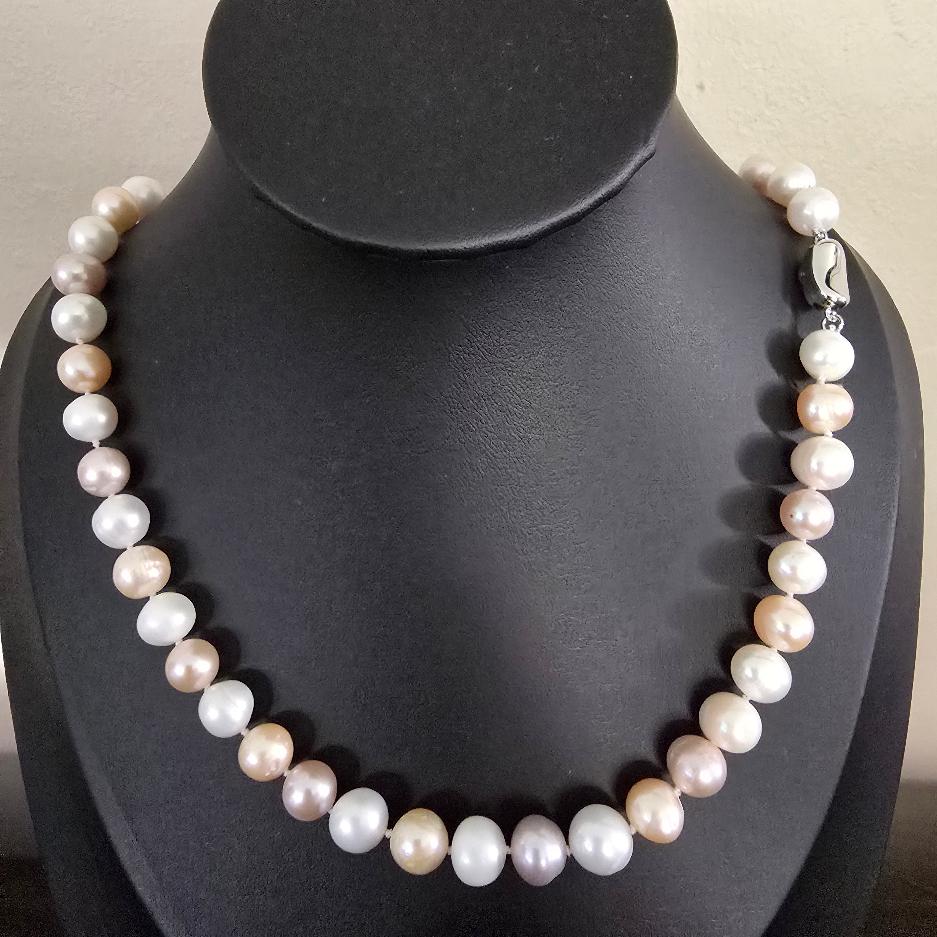 52cm 10mm Peach Pearl Necklace
