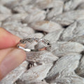 Heart Stack Cz ring