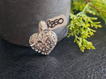 24mm Filigree Heart